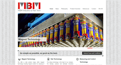 Desktop Screenshot of mbm-industrietechnik.com