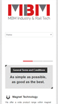 Mobile Screenshot of mbm-industrietechnik.com